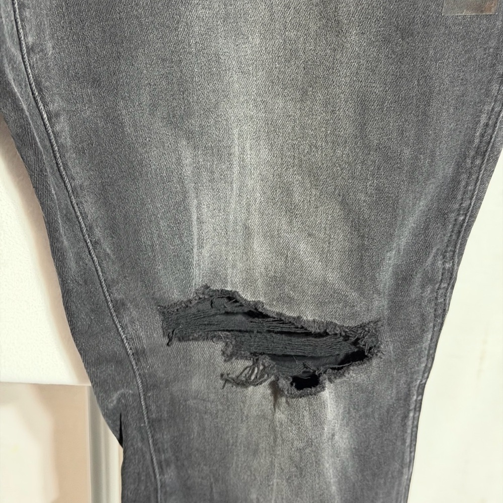 NWT Maurice’s High Rise Distressed Black Women's Jeggings Size Large Regular - Picture 4 of 9